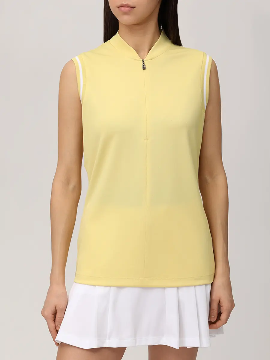 Жилет однотонный BOGNER SPORT EVI1 52589623/054 Желтый  Фото 4