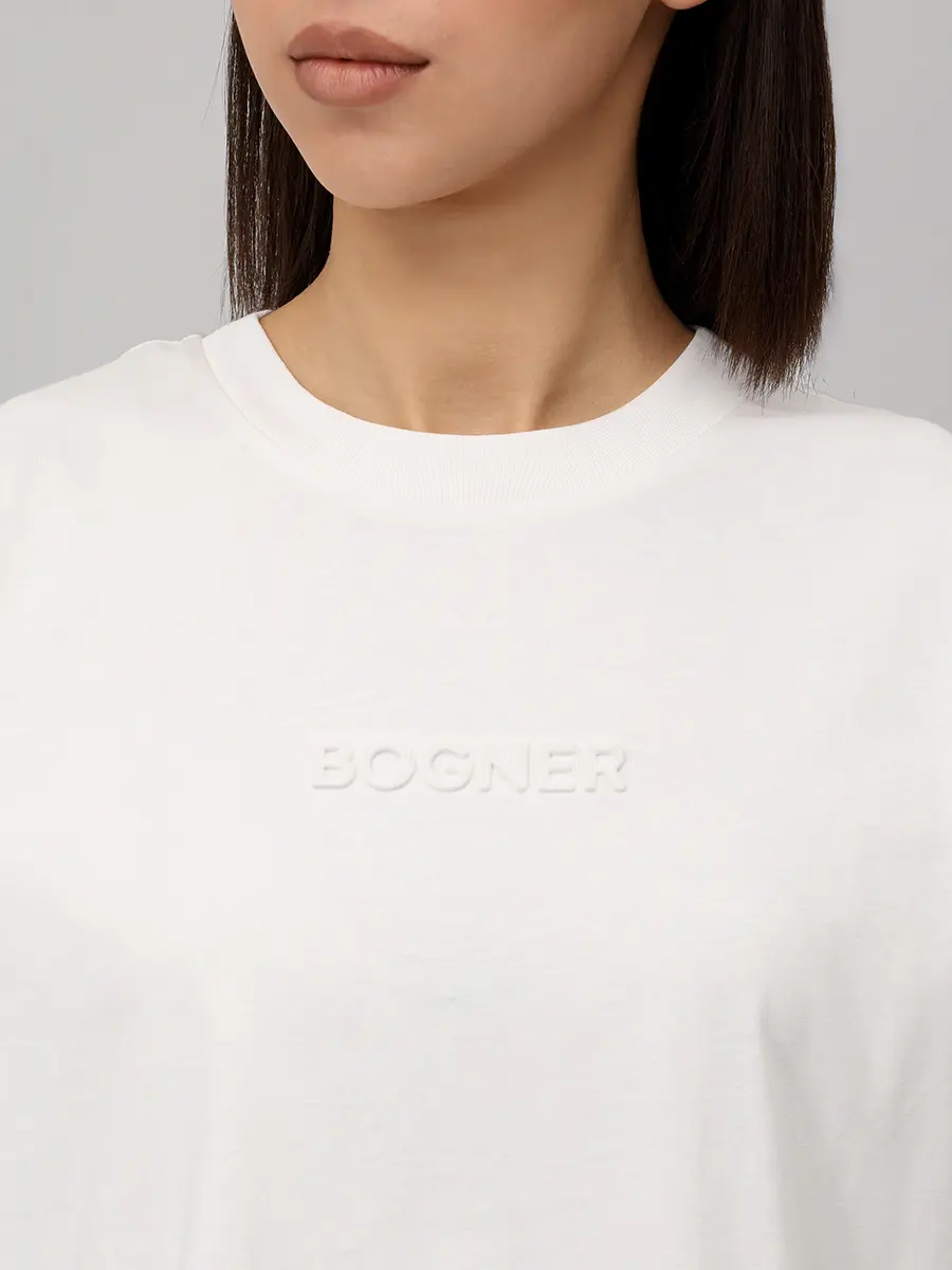 Футболка хлопковая Dorothy BOGNER DOROTHY 56517353/753 Белый  Фото 5