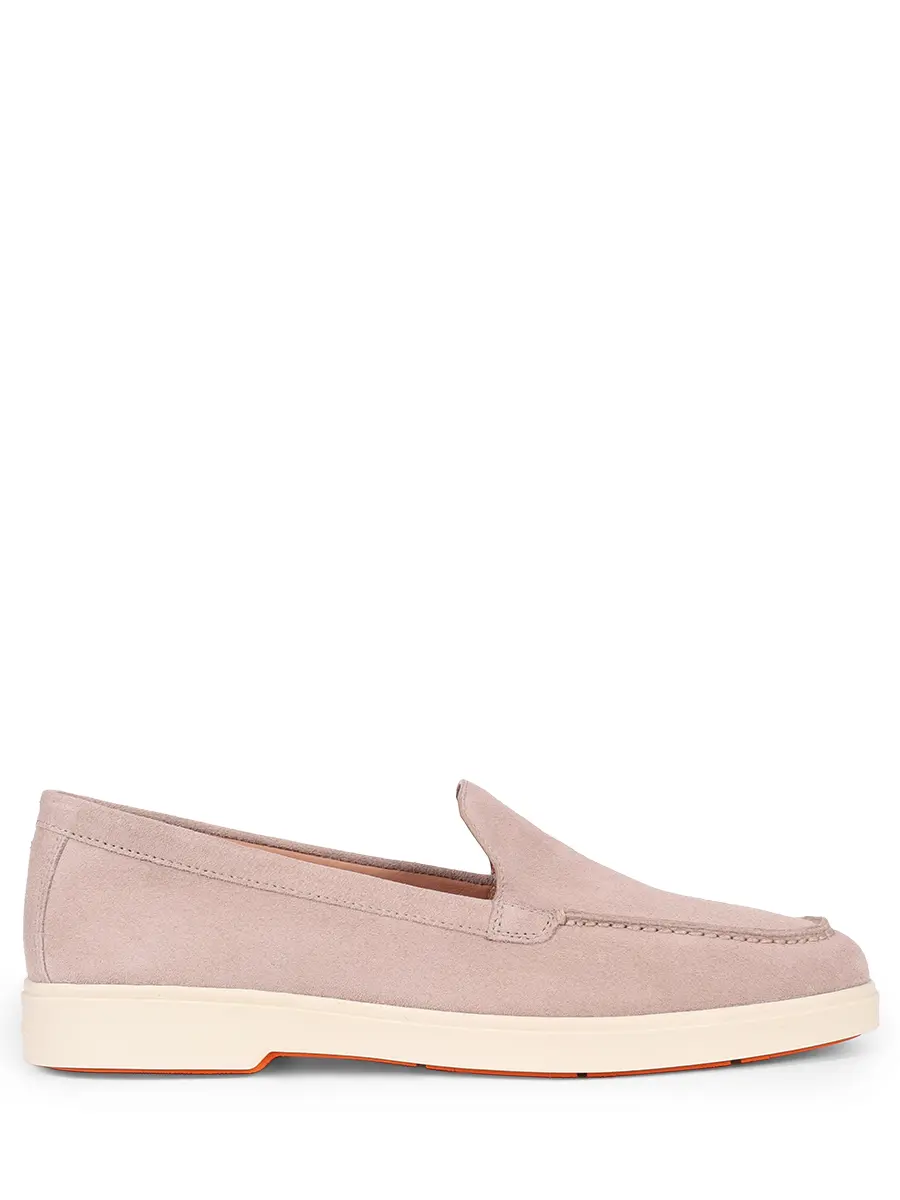 Лоферы замшевые Santoni