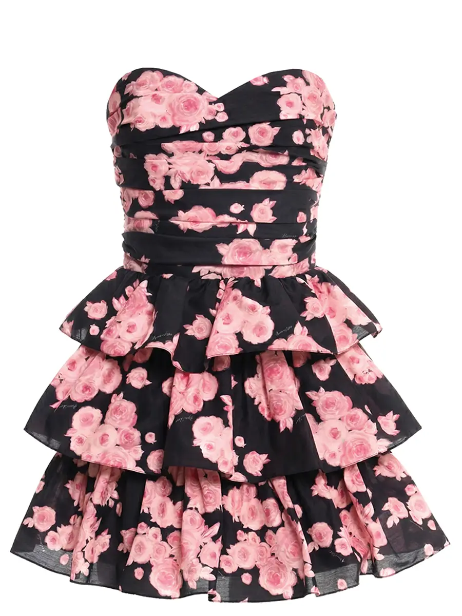 Платье хлопковое ROSES AND LACE О26SS_D022CT01_P14М/01 Розовый 