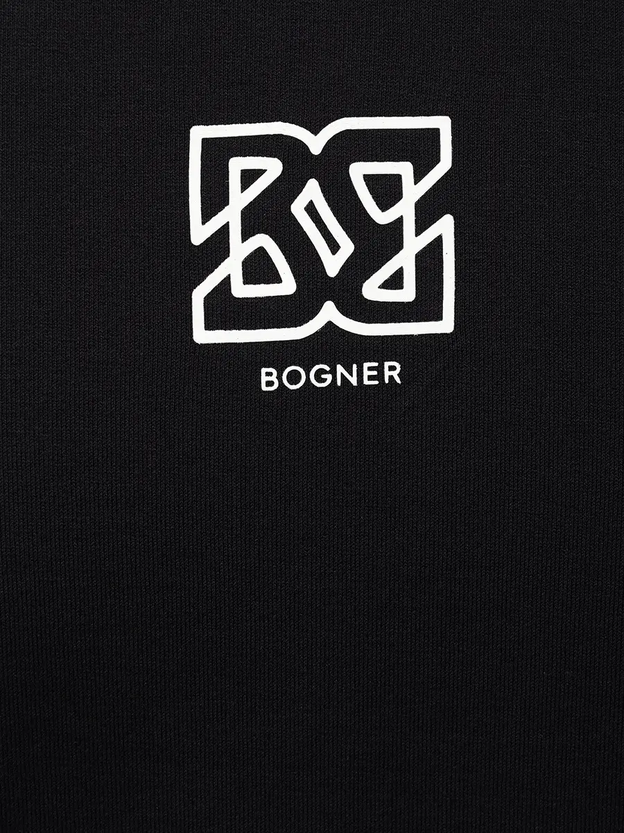 Футболка хлопковая Roc BOGNER ROC 58446604/026 Черный  Фото 6