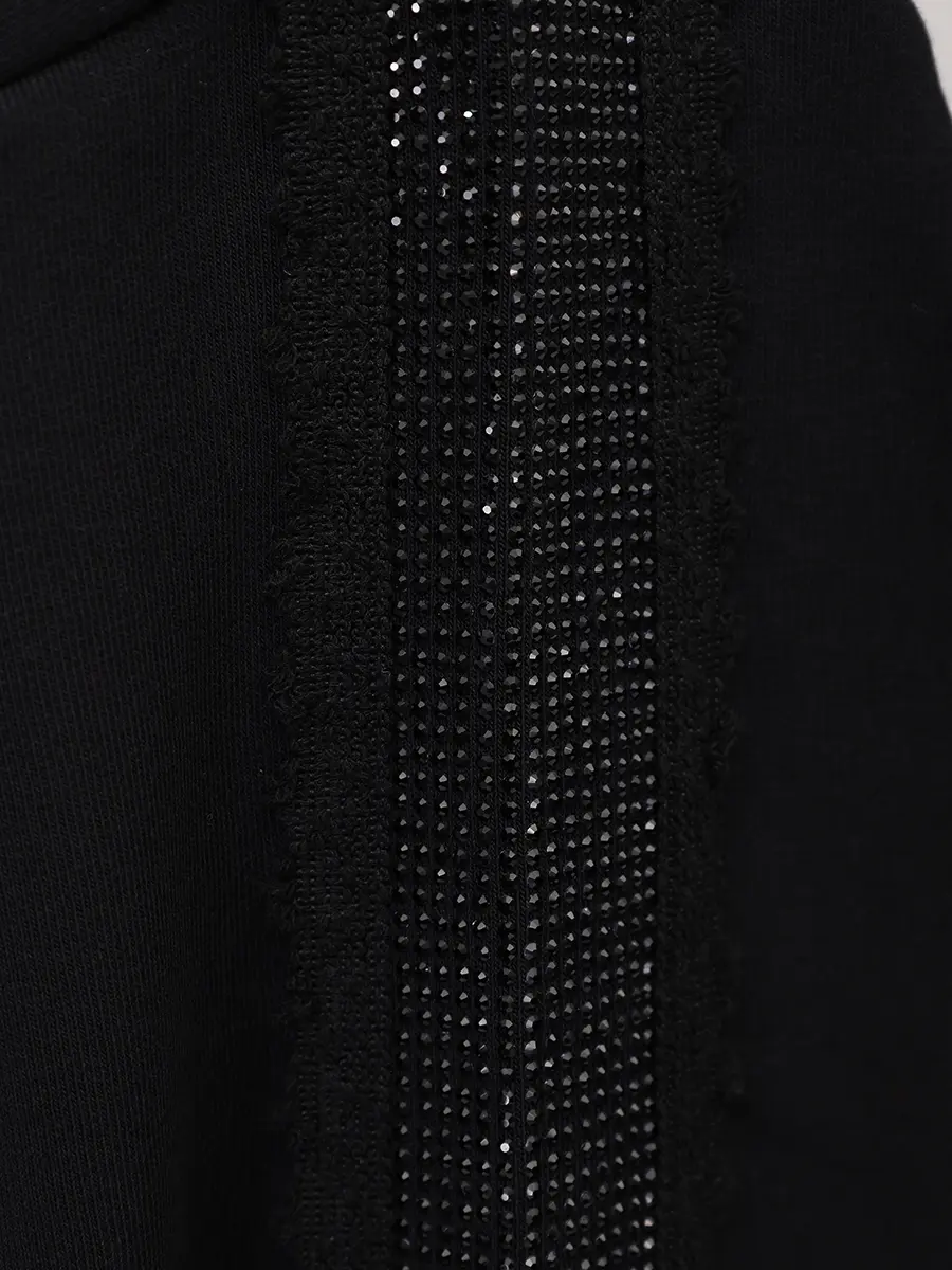 Олимпийка хлопковая PHILIPP PLEIN SAFC WJB1935 PTE003N Черный  Фото 6