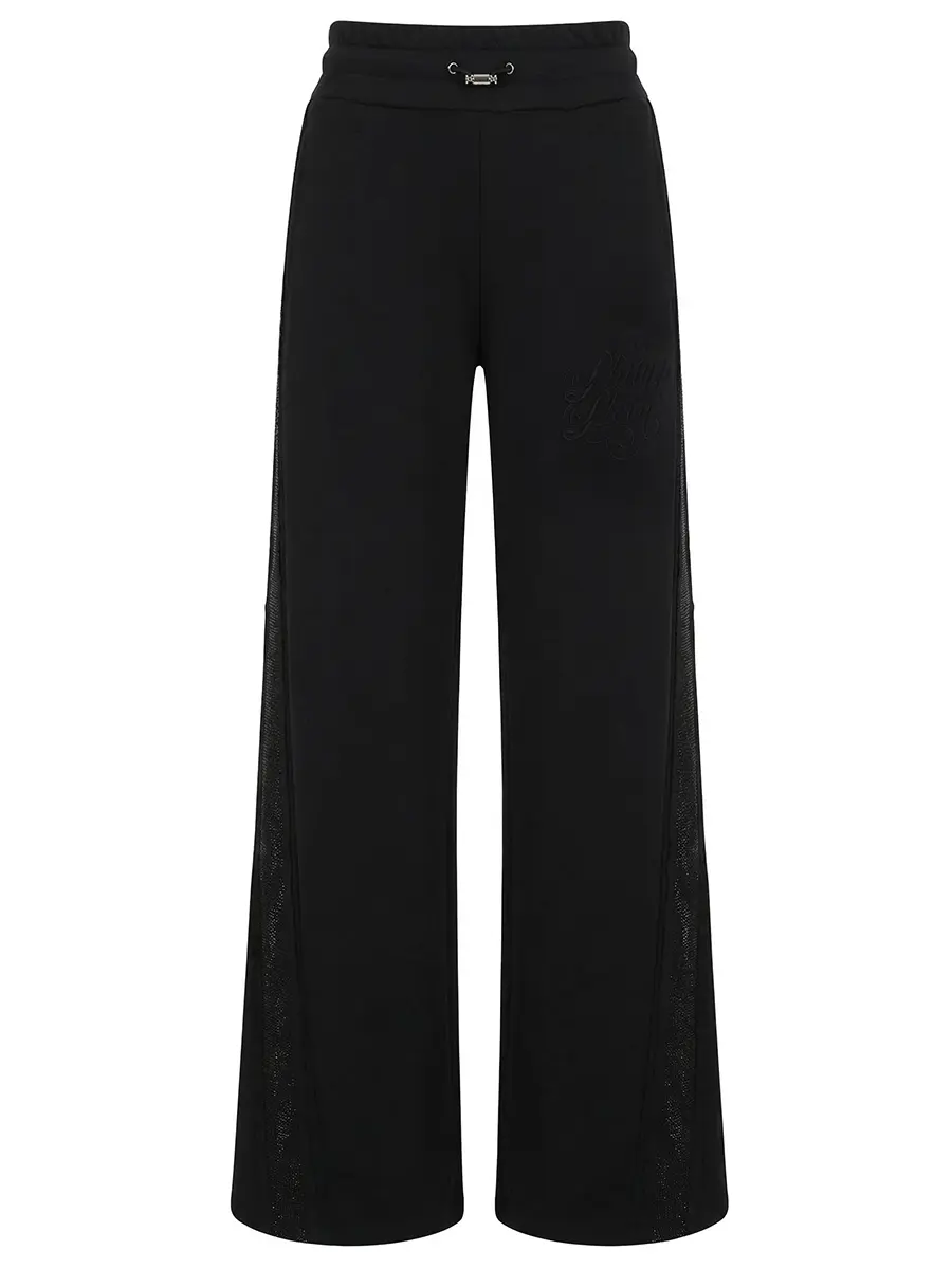 Брюки хлопковые PHILIPP PLEIN SAFC WJT2200 PTE003N Черный 