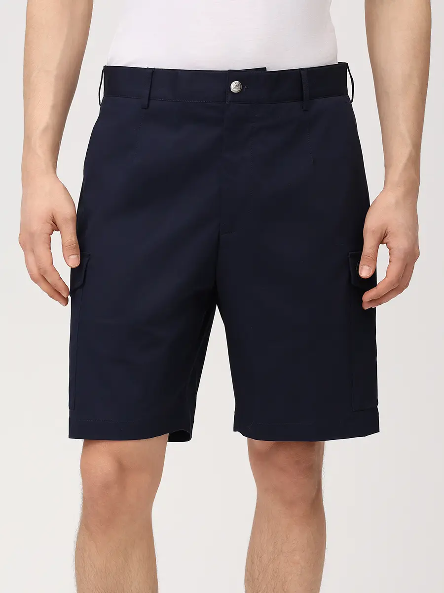 Шорты-карго хлопковые PHILIPP PLEIN SAFC MRT1654 PTE003N Синий  Фото 4