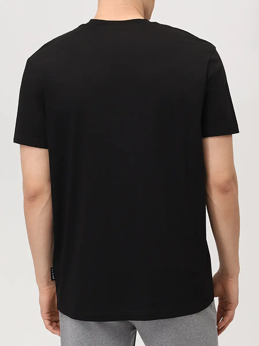 Футболка хлопковая PHILIPP PLEIN SAFC MTK8843 PJY002N Черный  Фото 3
