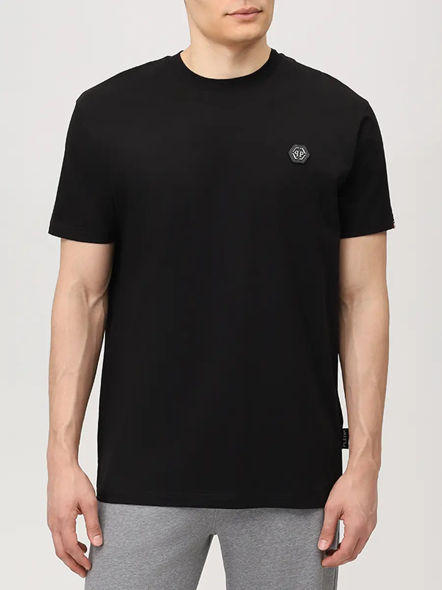 Футболка хлопковая PHILIPP PLEIN SAFC MTK8843 PJY002N Черный  Фото 4