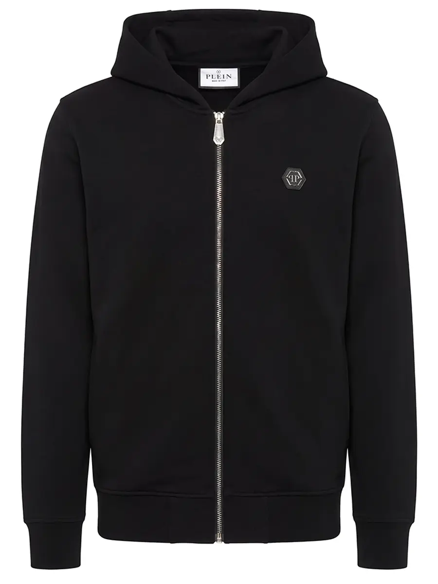 Олимпийка хлопковая PHILIPP PLEIN SAFC MJB3928 PTE180N Черный 