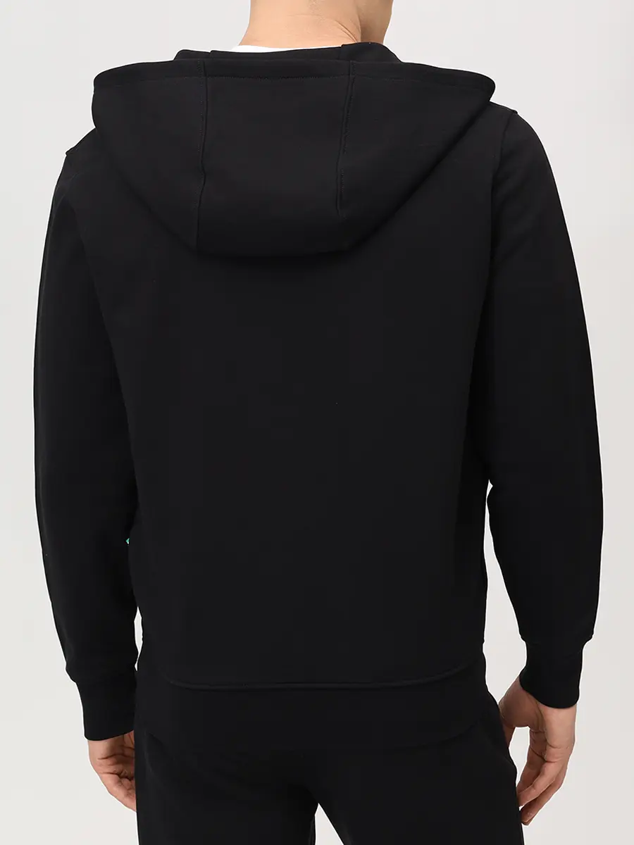 Олимпийка хлопковая PHILIPP PLEIN SAFC MJB3928 PTE180N Черный  Фото 3