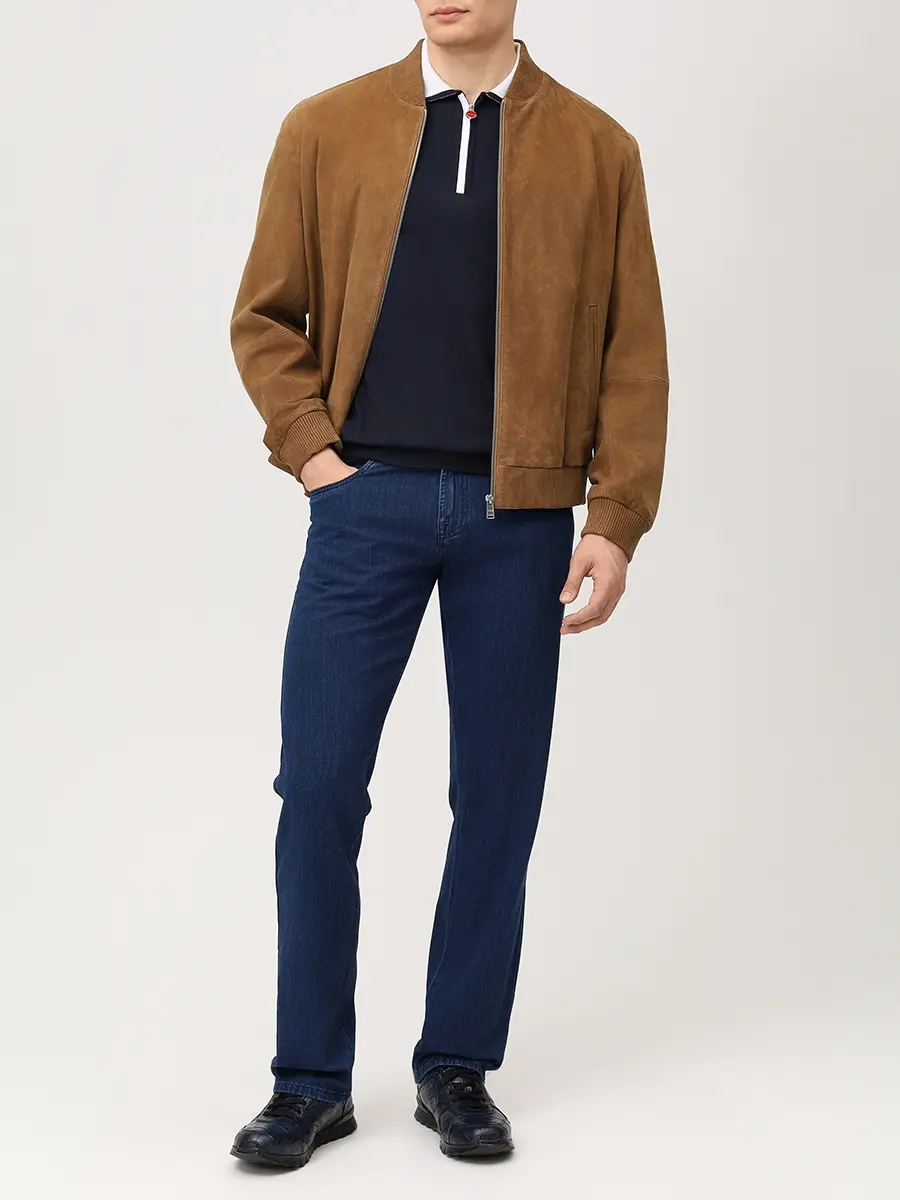 Поло хлопковое KITON UMK0571A0155 Белый  Фото 2