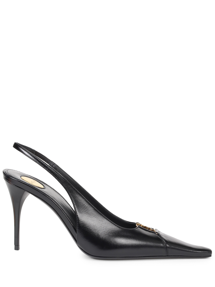 Туфли кожаные SAINT LAURENT