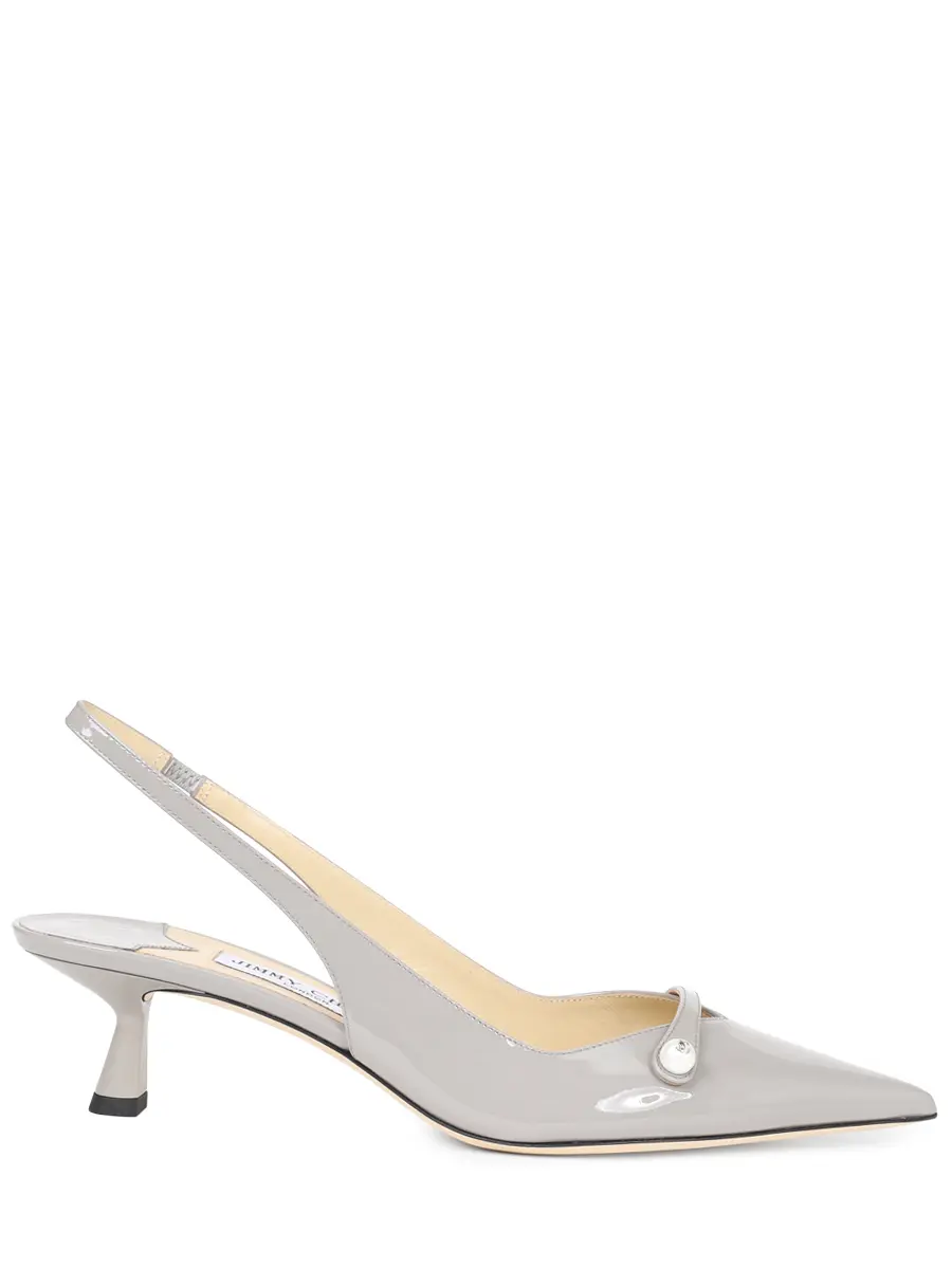 Туфли кожаные JIMMY CHOO AMITA 45 Серый 