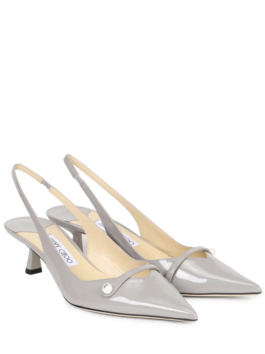 Туфли кожаные JIMMY CHOO AMITA 45 Серый  Фото 2
