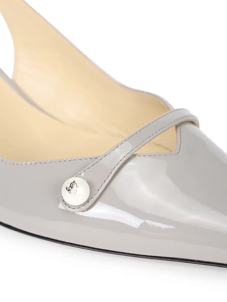 Туфли кожаные JIMMY CHOO AMITA 45 Серый  Фото 5