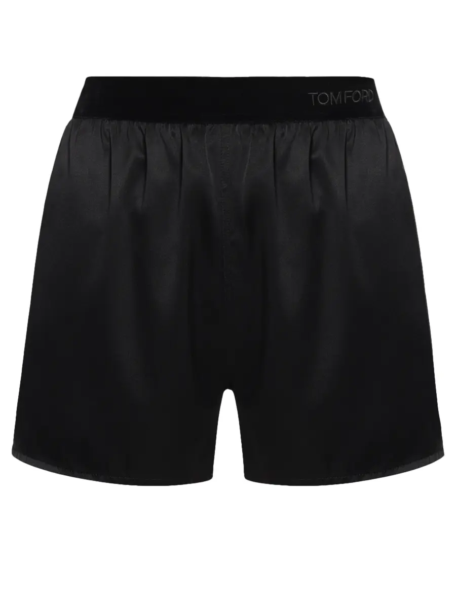 Шорты шелковые TOM FORD SH0080-FAX881 Черный 