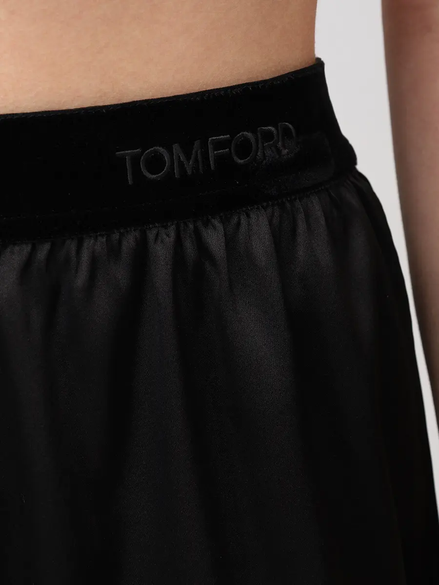 Шорты шелковые TOM FORD SH0080-FAX881 Черный  Фото 5