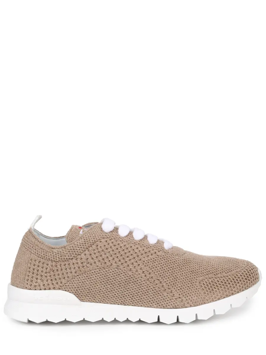 Кроссовки текстильные KITON DSSFITSN008477100D Бежевый 