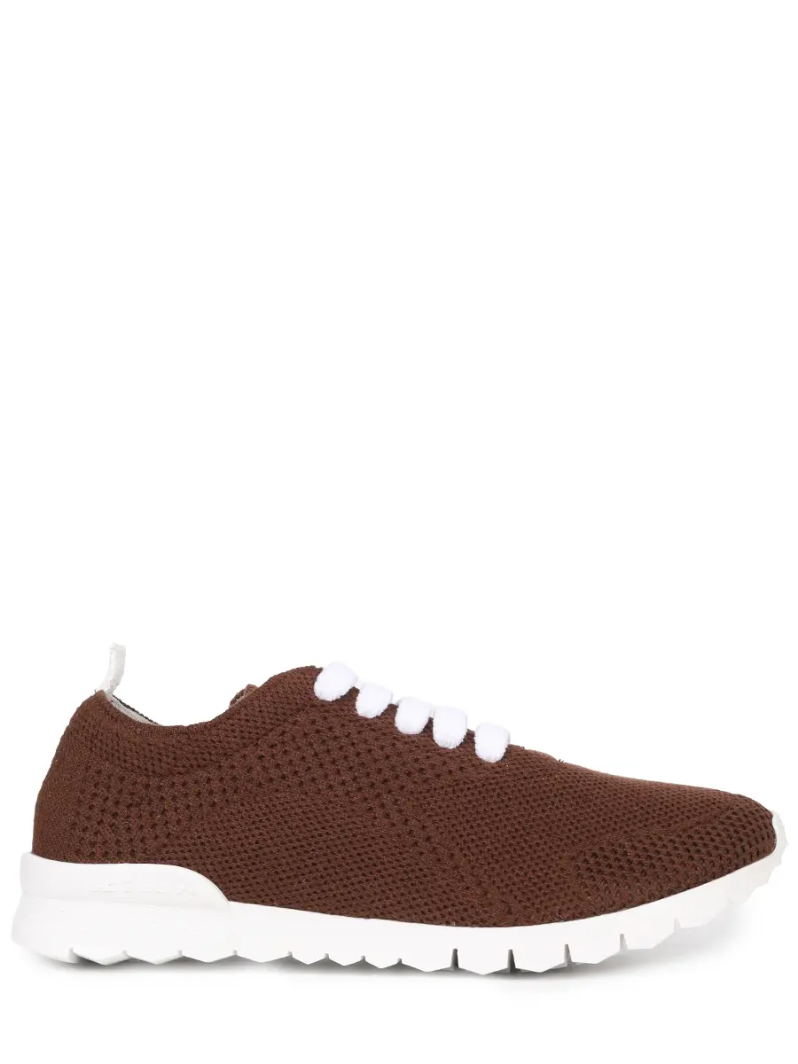 Кроссовки текстильные KITON DSSFITSN0084753009 Коричневый 