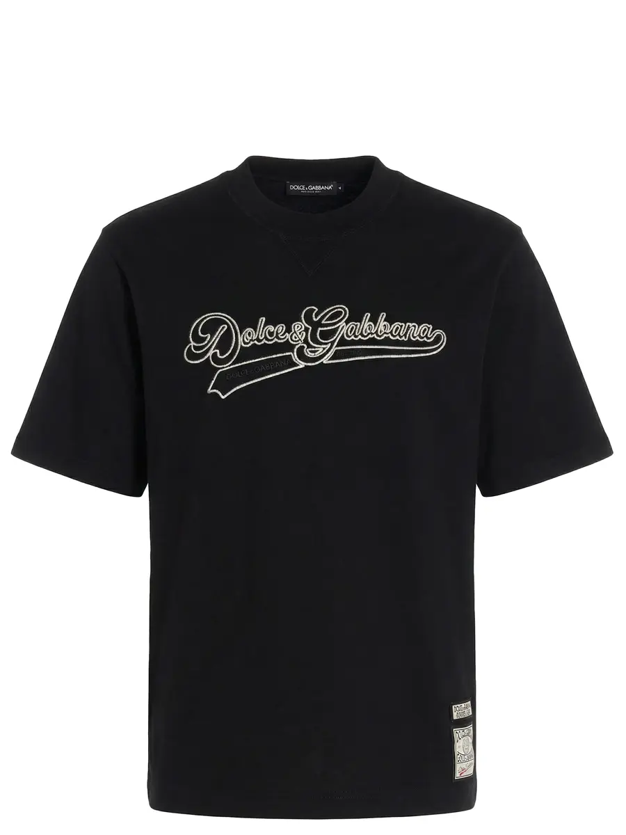 Футболка хлопковая DOLCE & GABBANA G8TO6Z G7PON N0000 Принт 