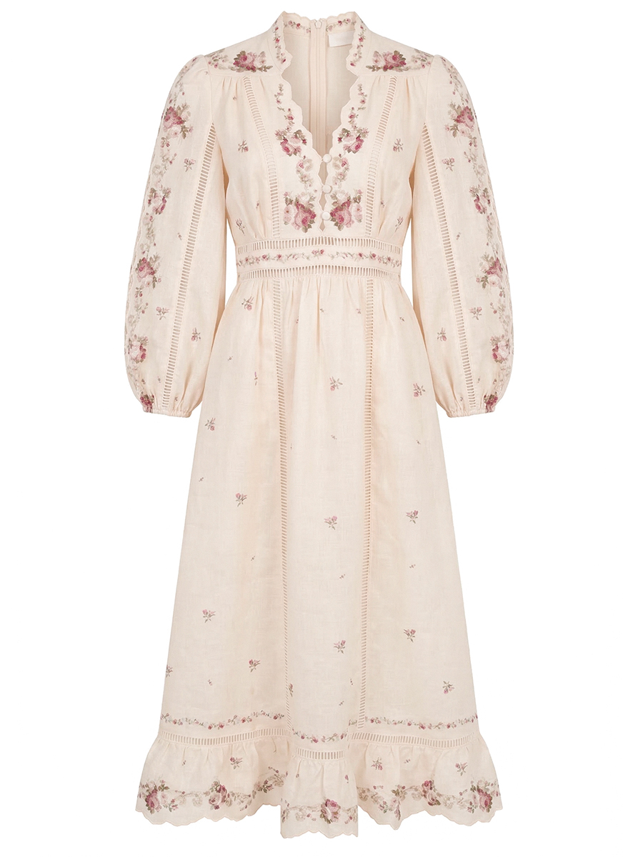 Платье льняное ZIMMERMANN