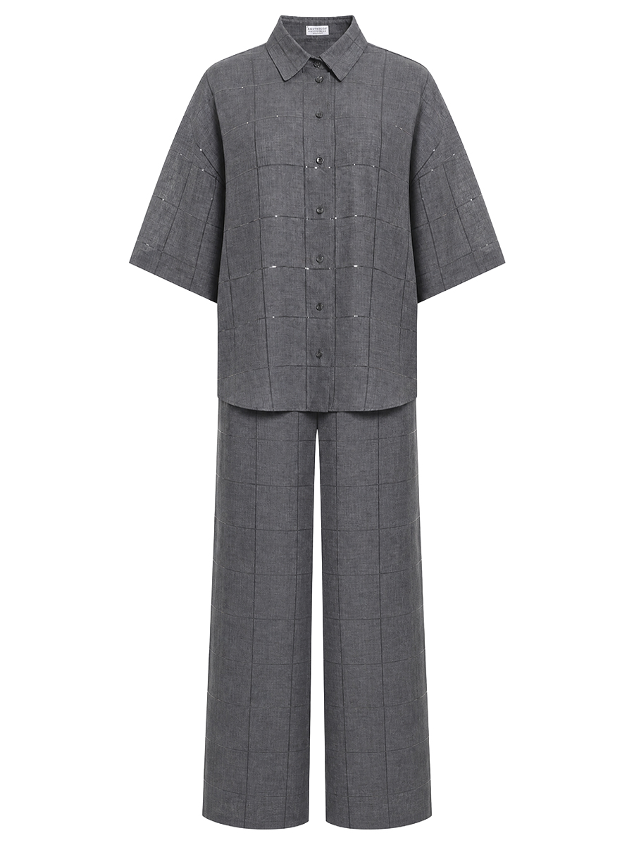 Костюм льняной BRUNELLO CUCINELLI