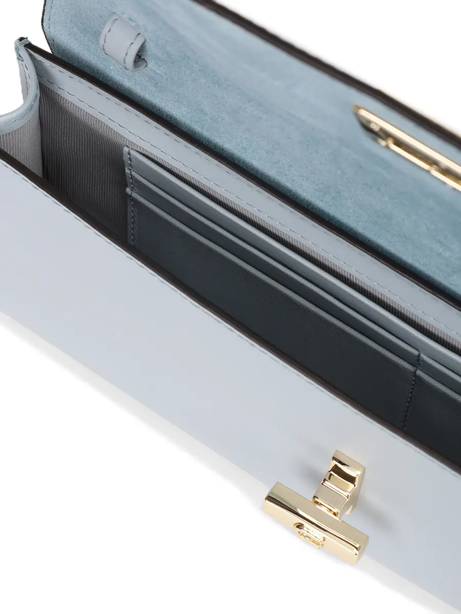Клатч кожаный FURLA WE00841_AX0733_AR300 Голубой  Фото 4