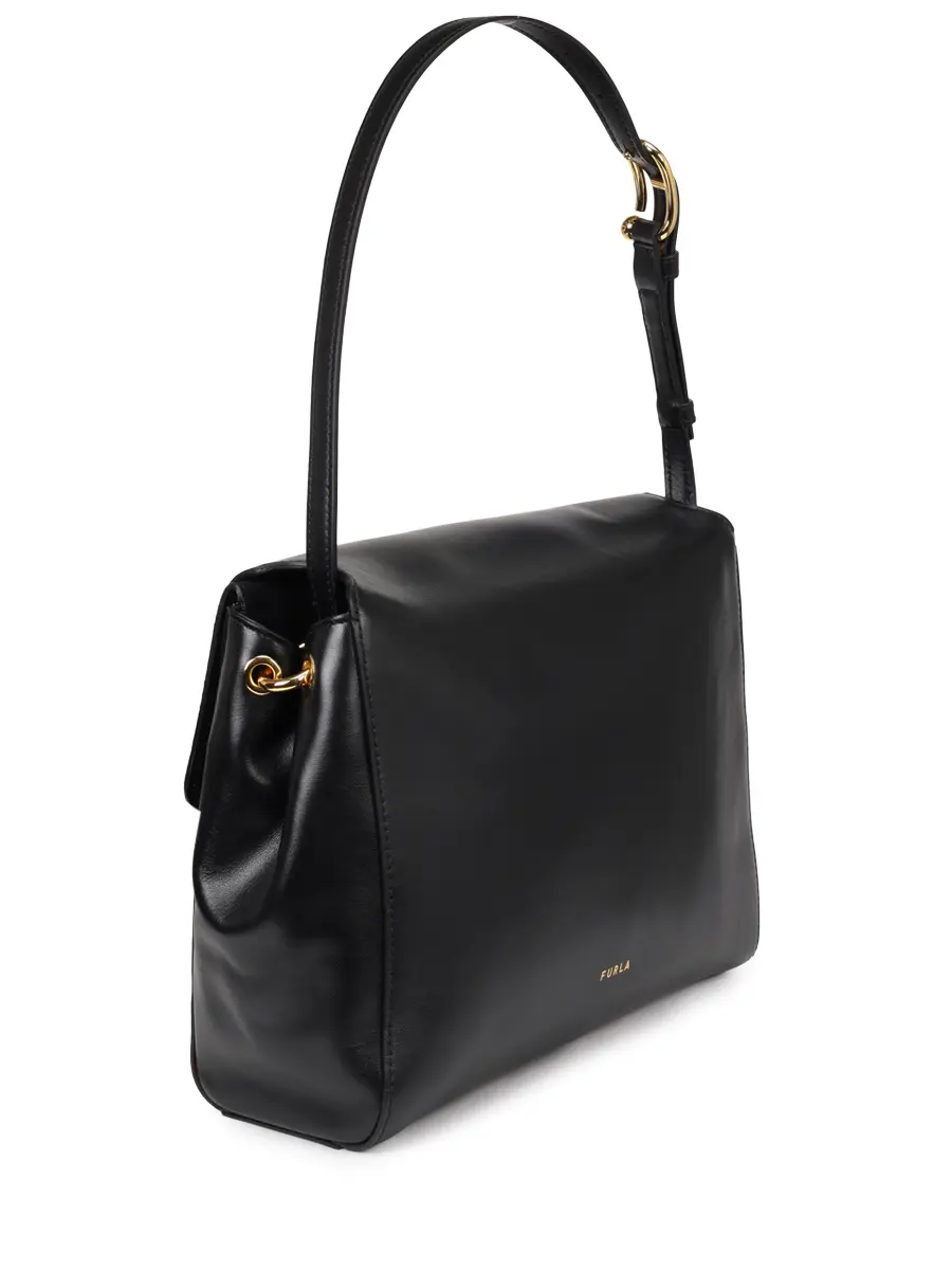 Сумка кожаная FURLA WB01862_BX4185_06000 Черный  Фото 3