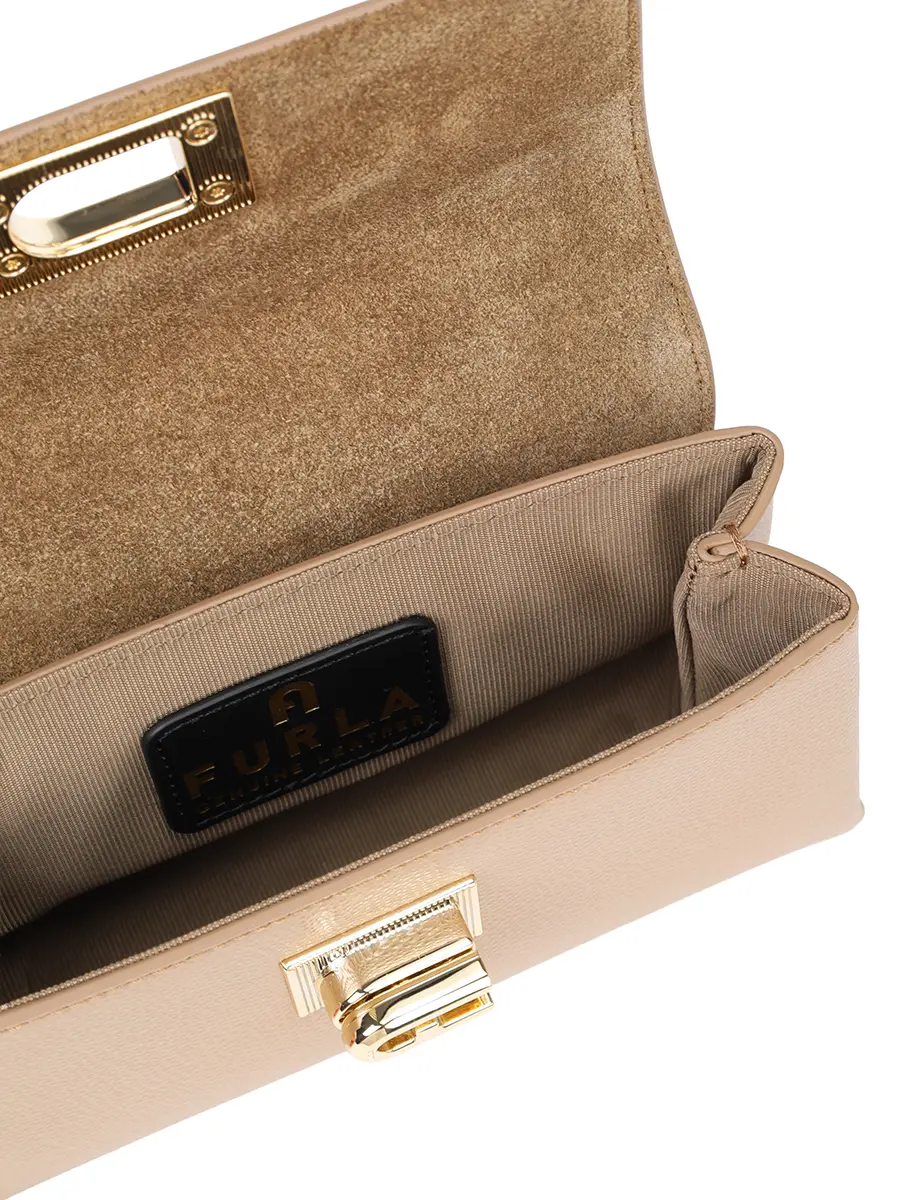 Сумка кожаная 1927 FURLA WE00423_ARE000_1257S Бежевый  Фото 4