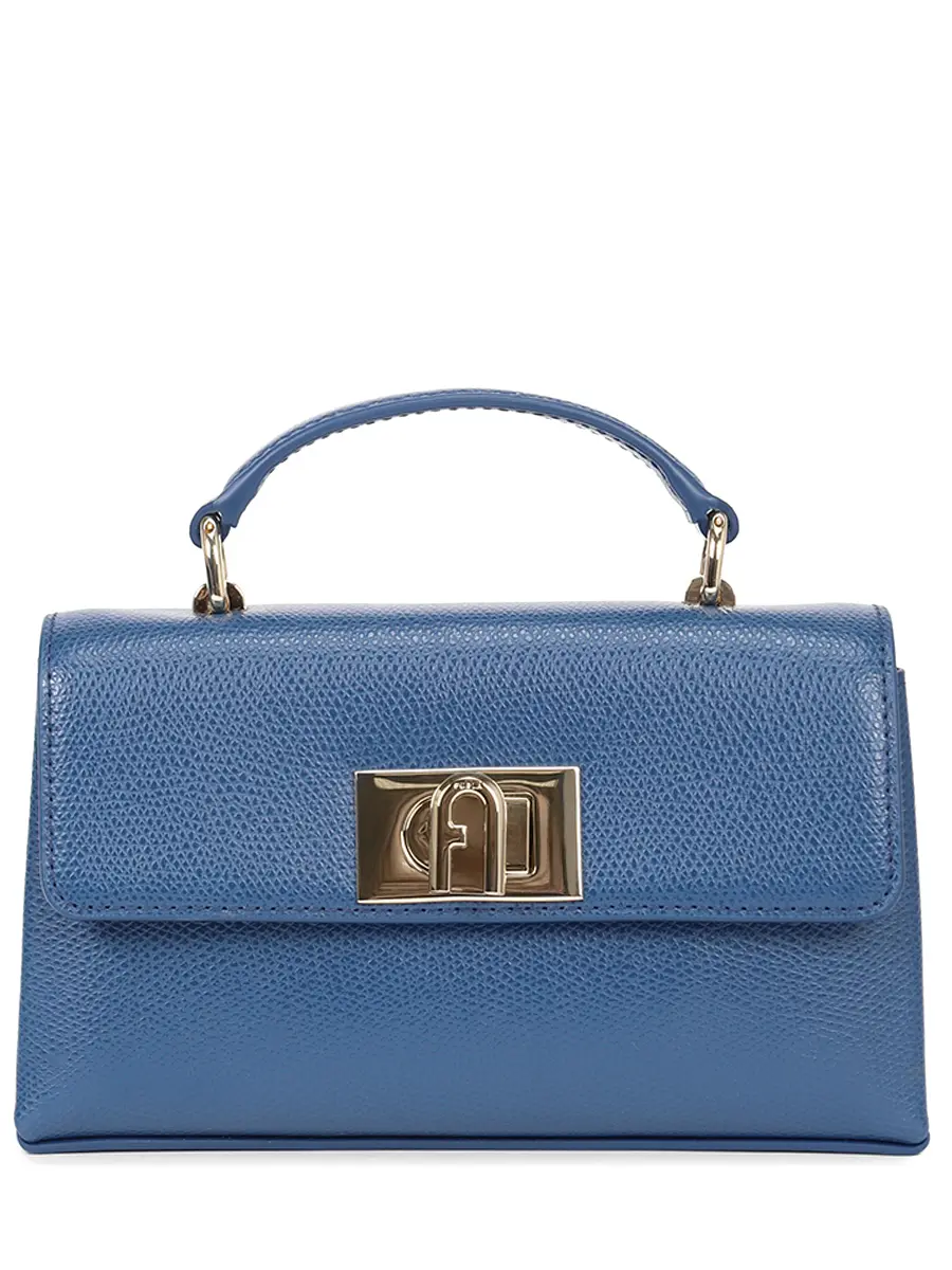 Сумка кожаная FURLA WE00423_ARE000_6600 Синий 