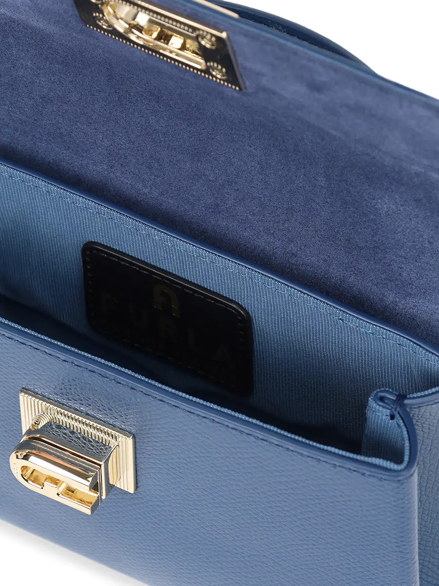 Сумка кожаная FURLA WE00423_ARE000_6600 Синий  Фото 4