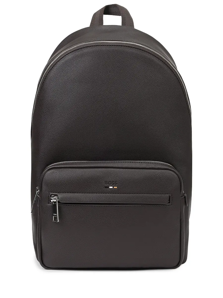 Рюкзак из экокожи BOSS 50536499/201 Коричневый 