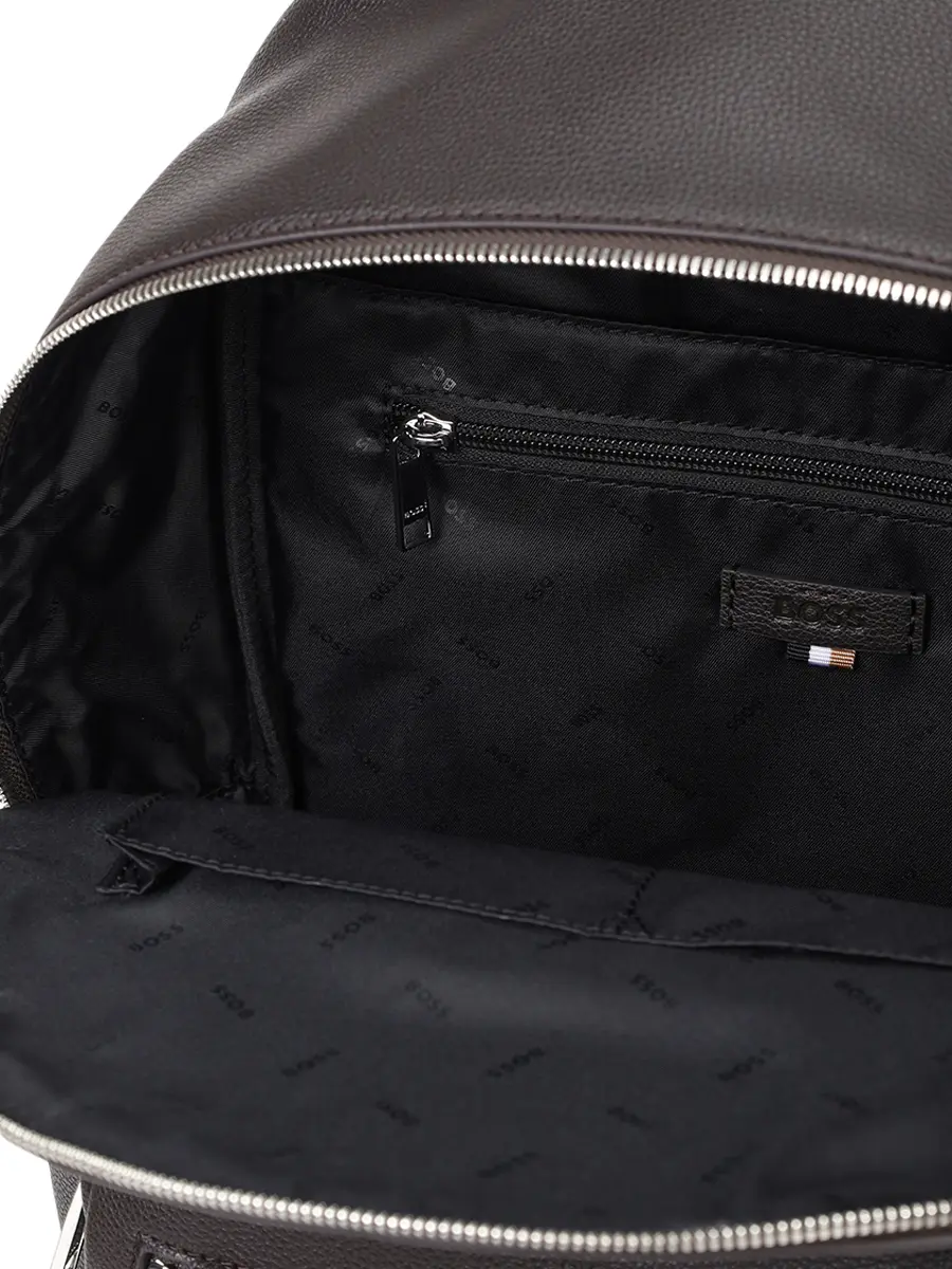 Рюкзак из экокожи BOSS 50536499/201 Коричневый  Фото 4