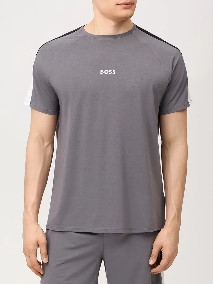 Костюм из хлопка и модала BOSS 50557587/025 Серый  Фото 4