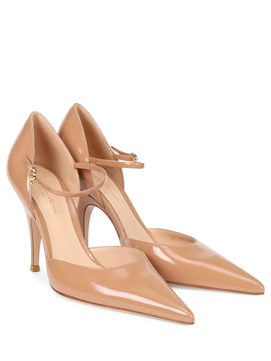 Туфли кожаные GIANVITO ROSSI G41019.95RIC.NUIPRAL Бежевый  Фото 2