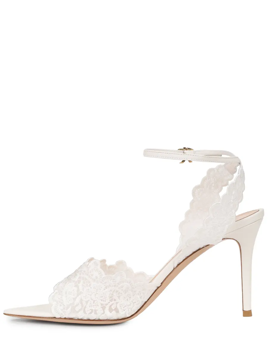 Босоножки комбинированные GIANVITO ROSSI G32607.85RIC.MHPBIBI Белый  Фото 3
