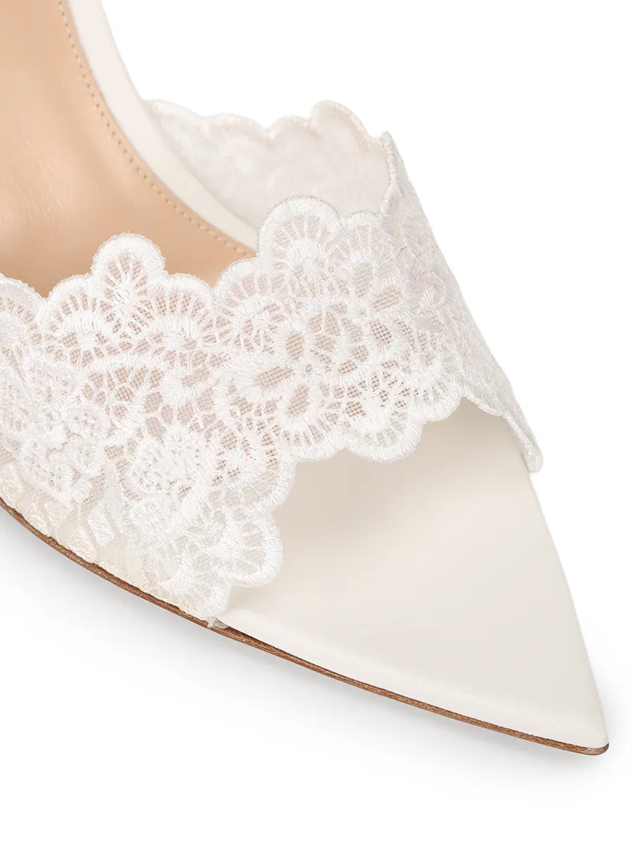 Босоножки комбинированные GIANVITO ROSSI G32607.85RIC.MHPBIBI Белый  Фото 5