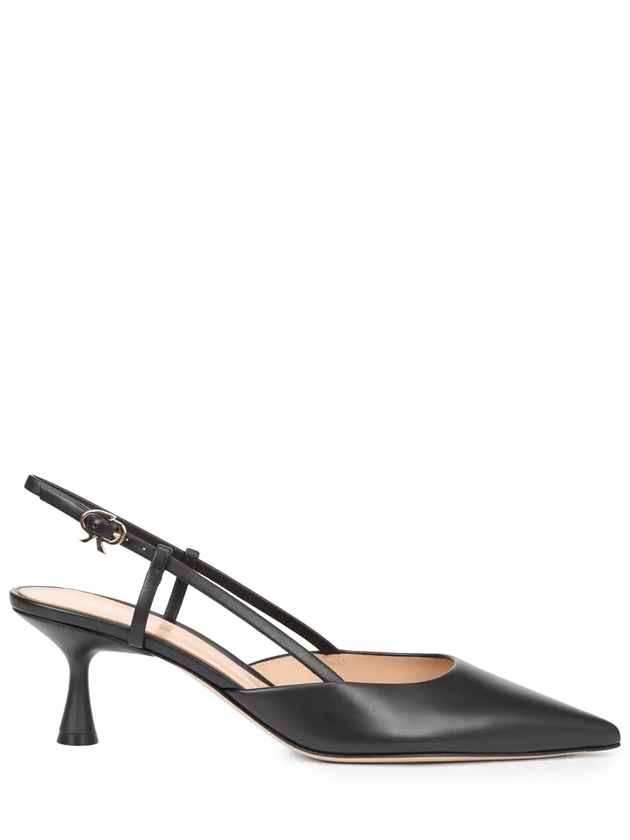 Туфли кожаные GIANVITO ROSSI G95332.55LAC.VITNERO Черный 