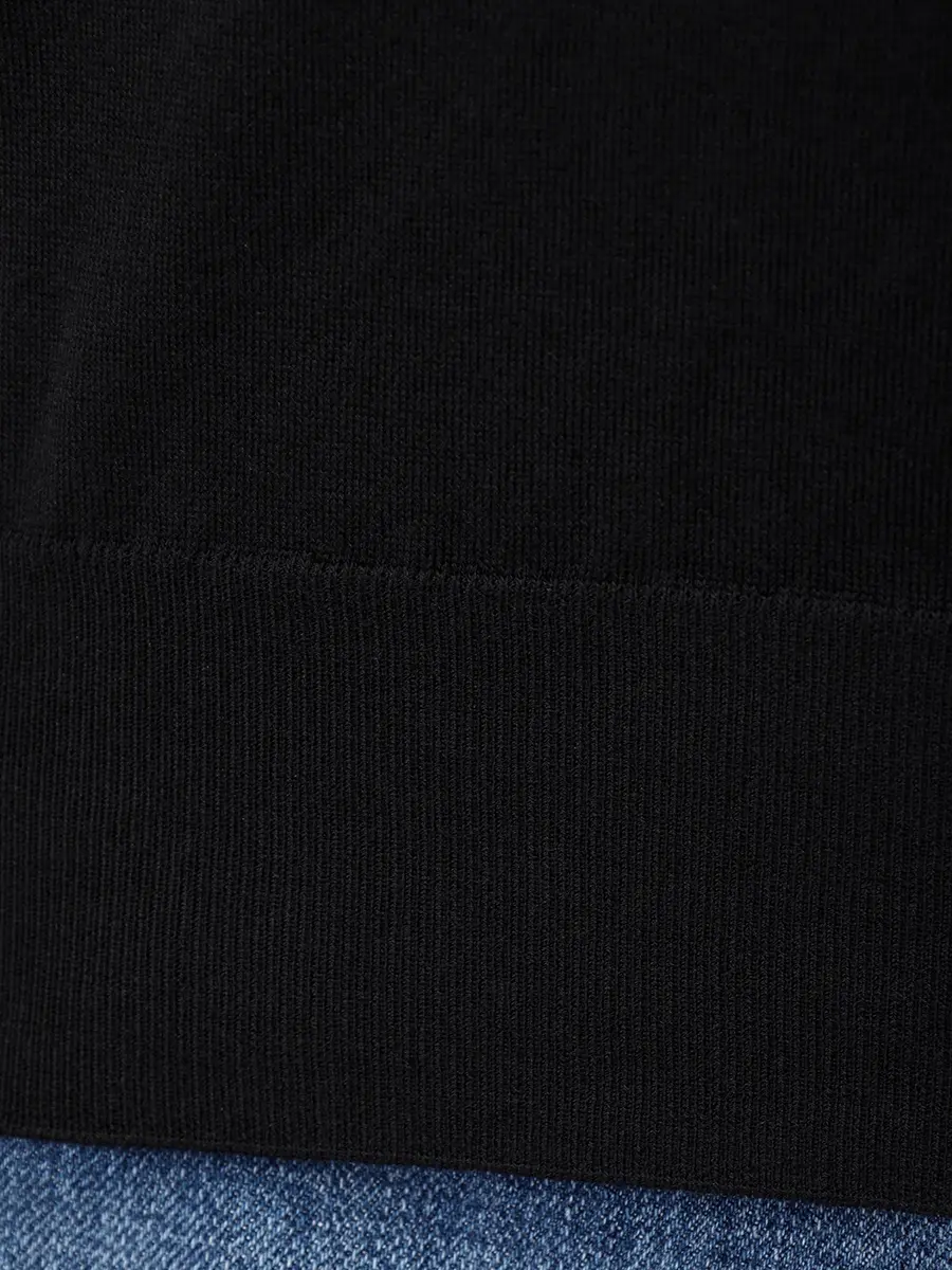 Поло хлопковое BRUNELLO CUCINELLI M29800125 CH101 Черный  Фото 6