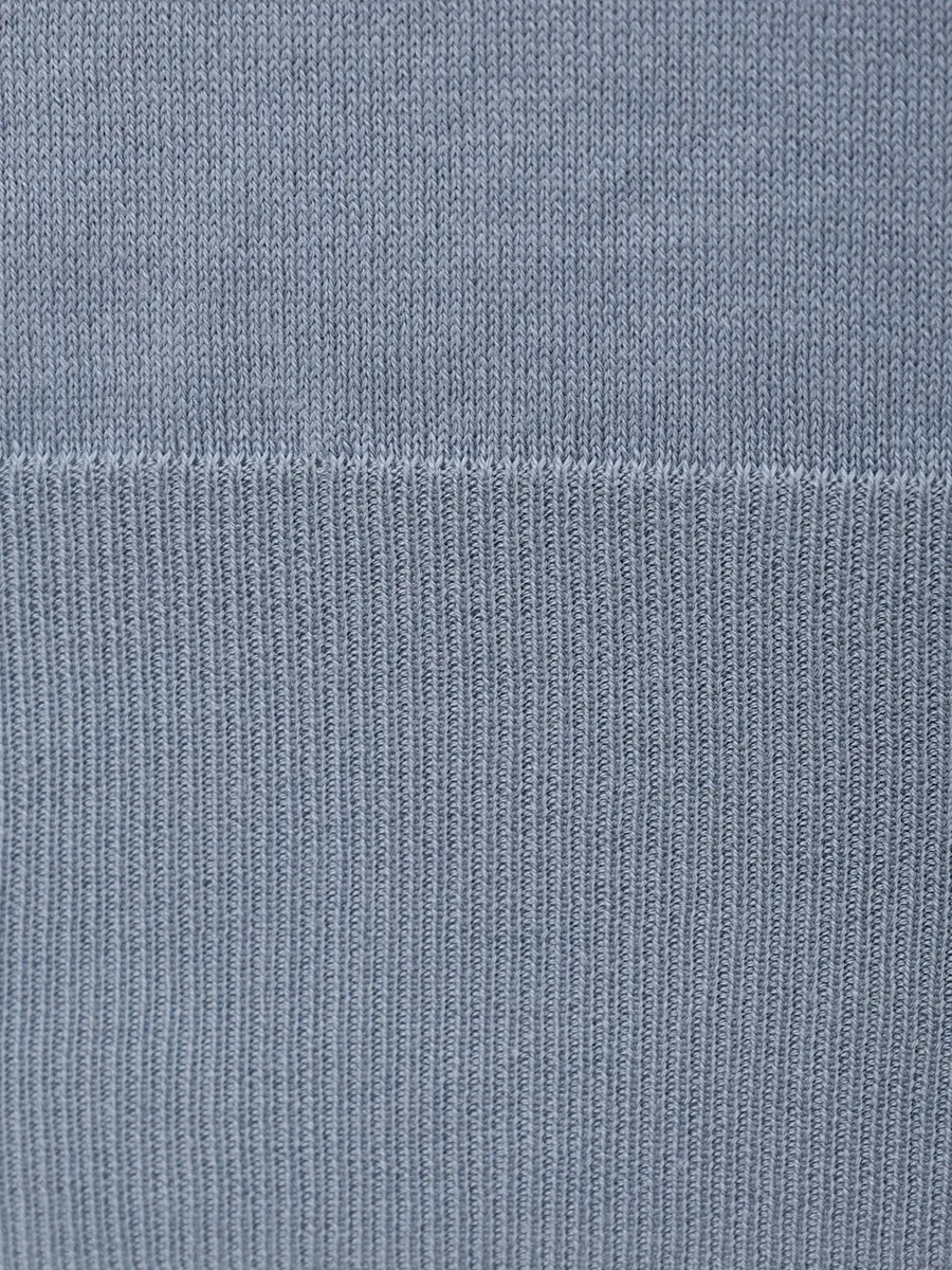 Поло хлопковое BRUNELLO CUCINELLI M29800125 CMM56 Голубой  Фото 6