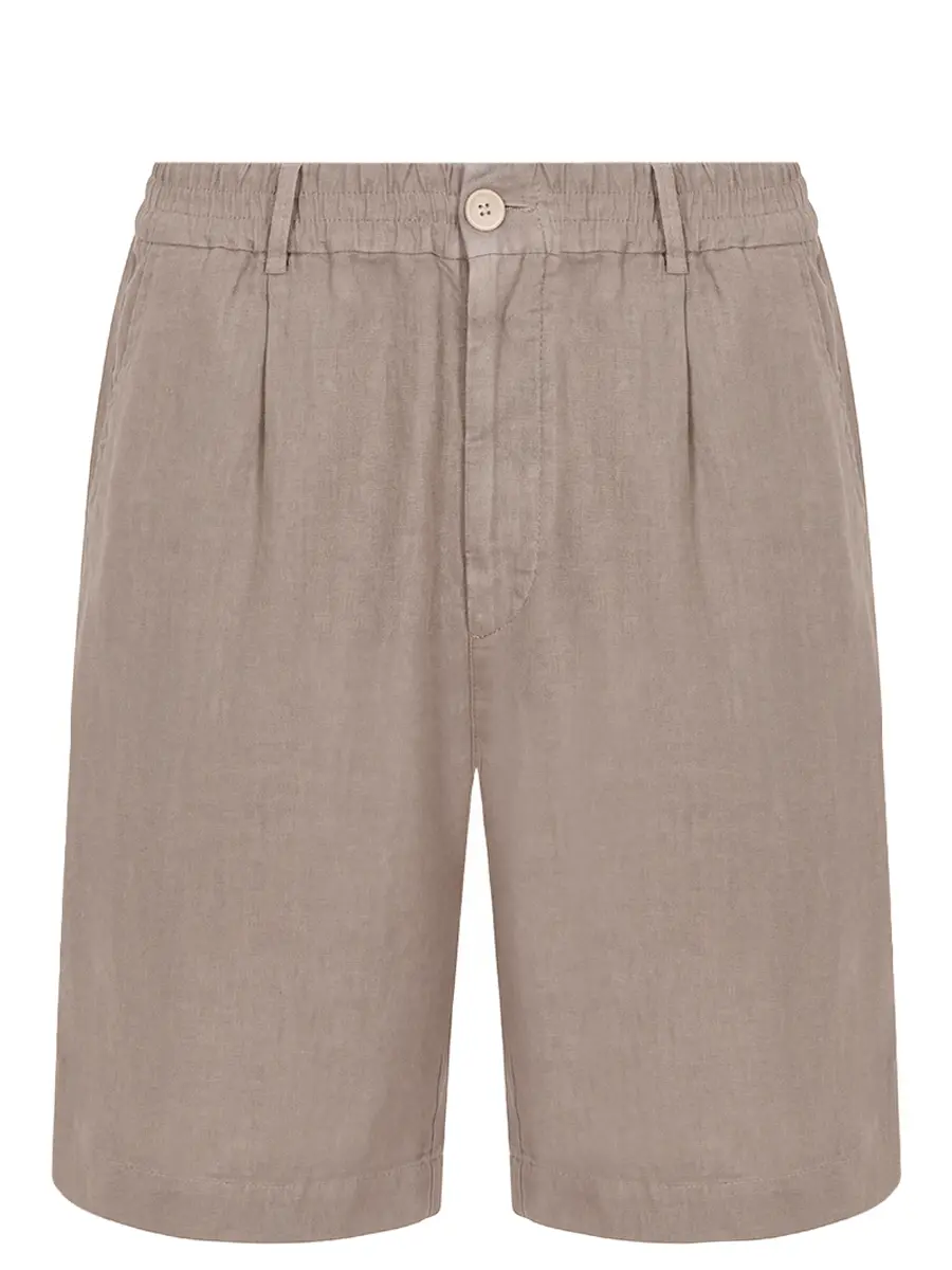 Шорты льняные BRUNELLO CUCINELLI M243DU0065 C6045 Хаки 