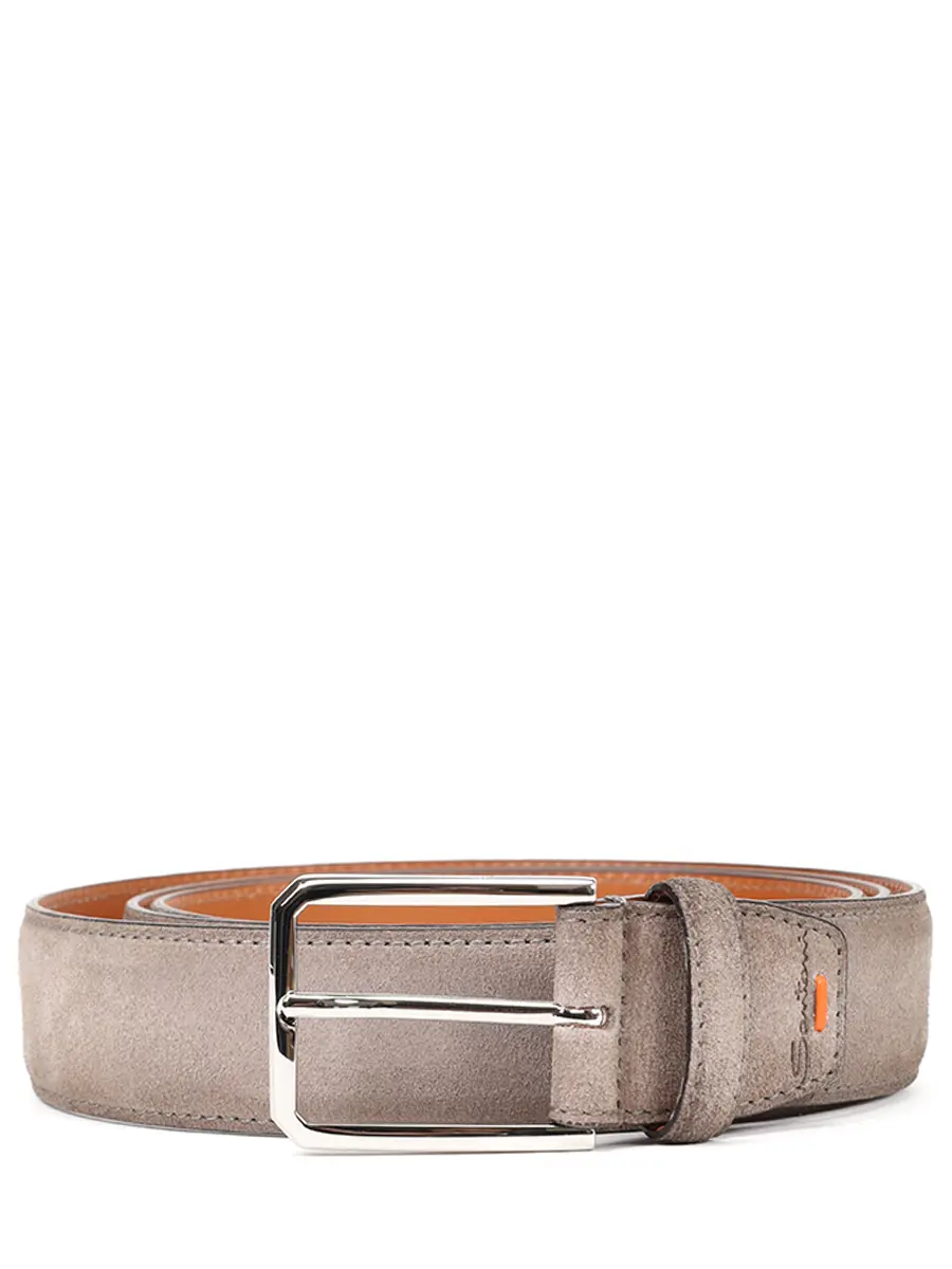 Ремень замшевый SANTONI CM35VC003B91EACDE55 Бежевый 