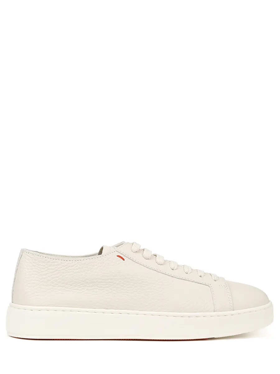 Кеды кожаные SANTONI MBCG21430BARCMMDI48 Кремовый 