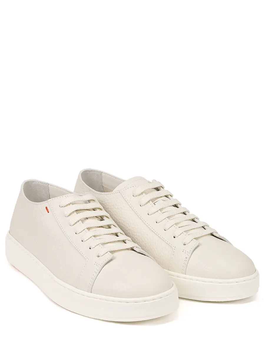 Кеды кожаные SANTONI MBCG21430BARCMMDI48 Кремовый  Фото 2