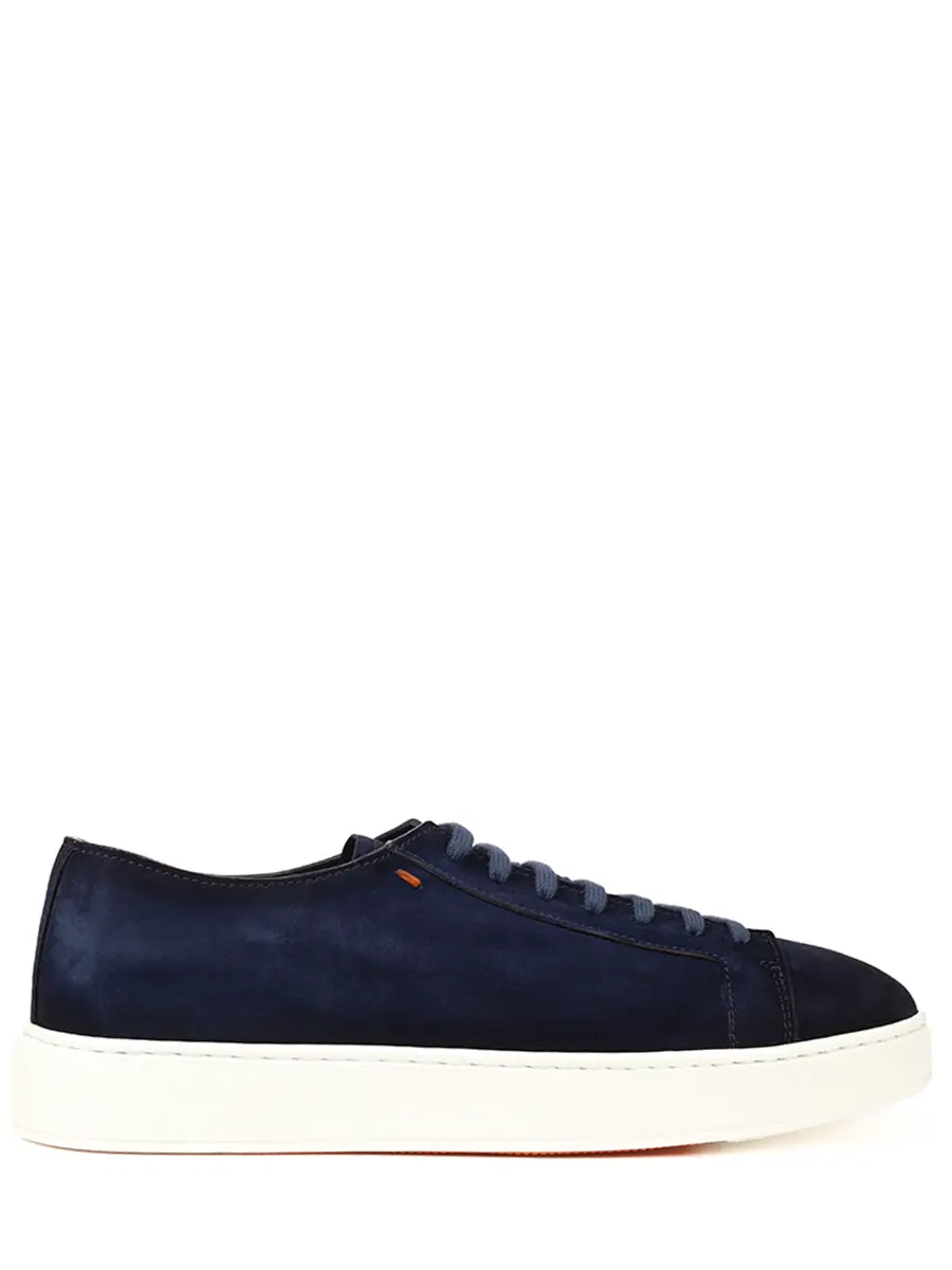 Кеды замшевые Santoni