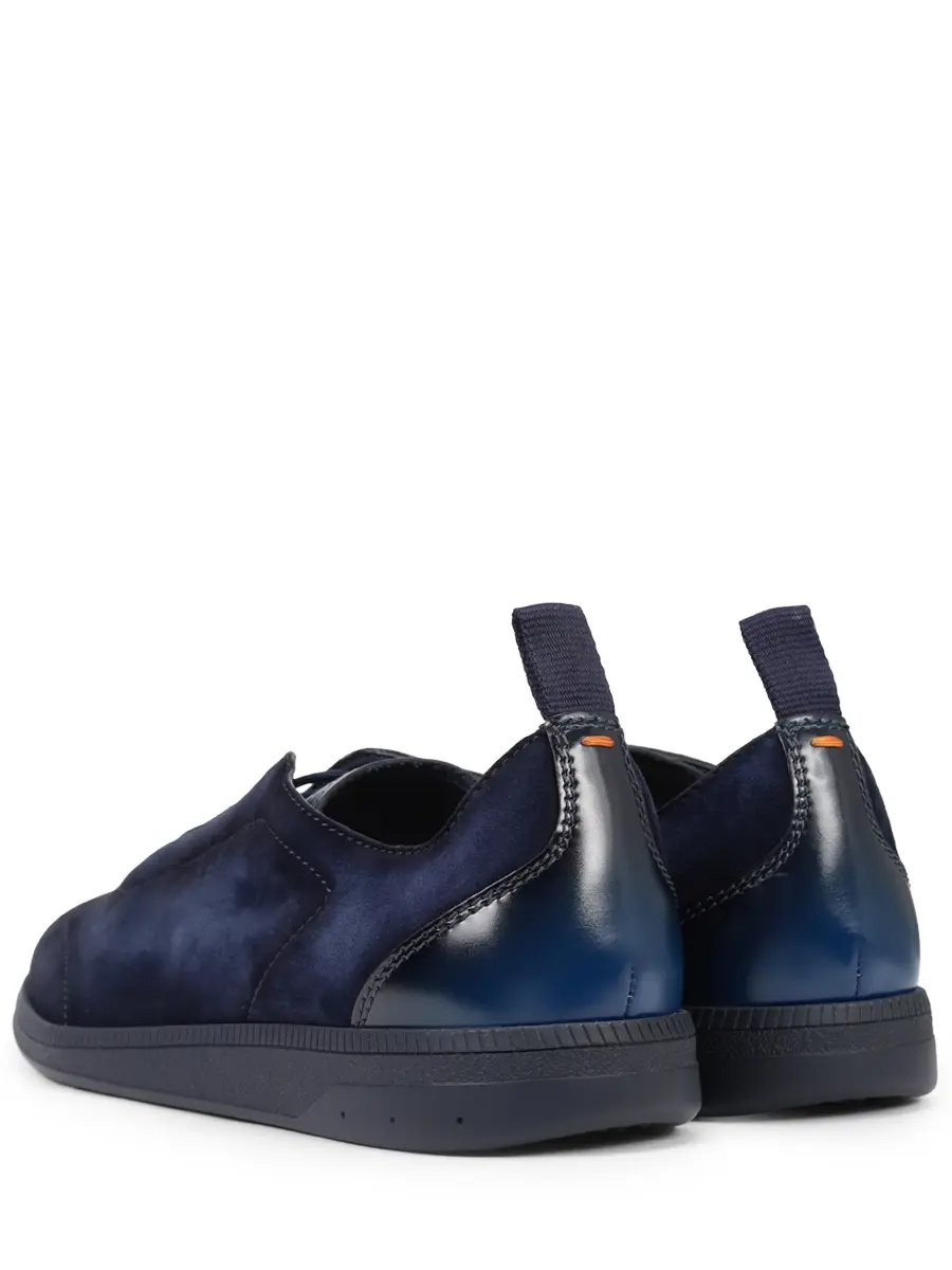 Кеды замшевые SANTONI MBPG22109OCATEDSU60 Синий  Фото 4