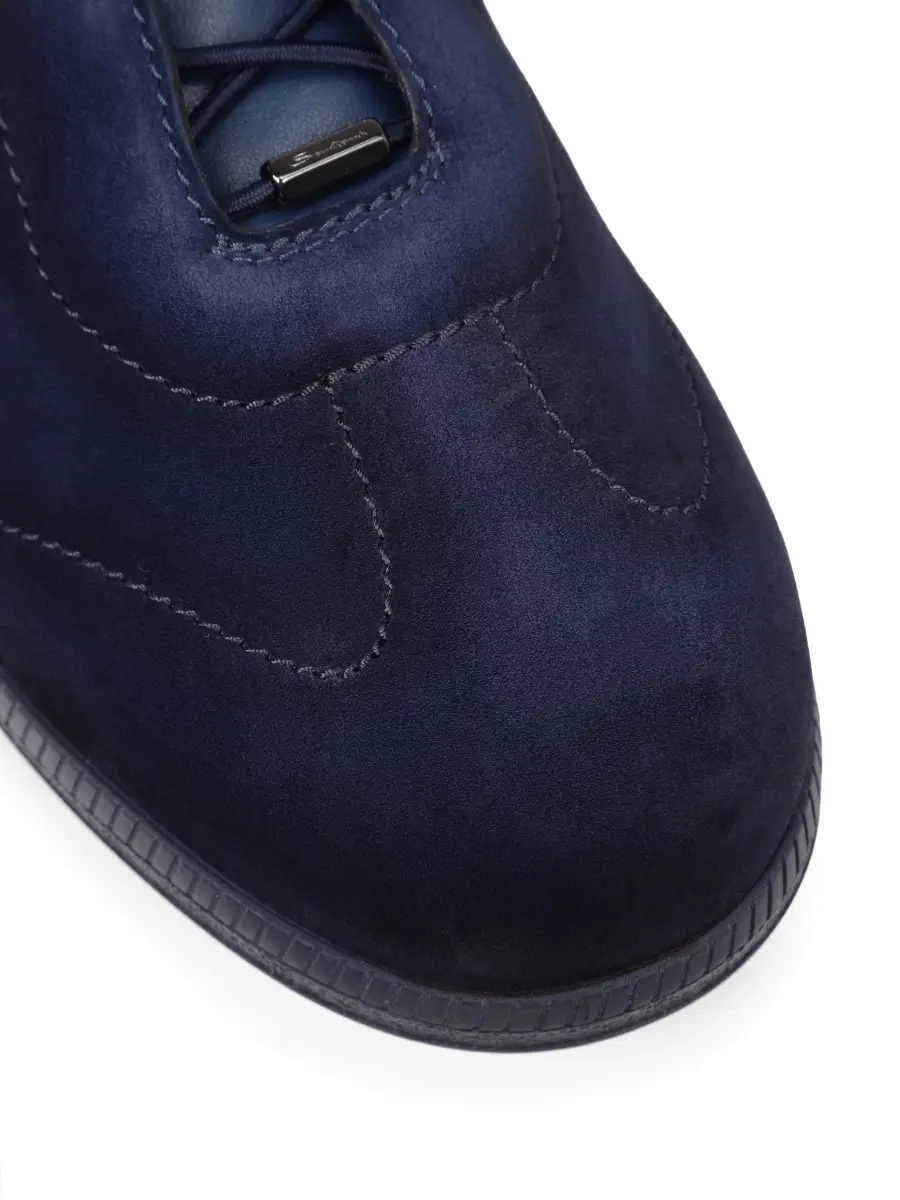 Кеды замшевые SANTONI MBPG22109OCATEDSU60 Синий  Фото 5