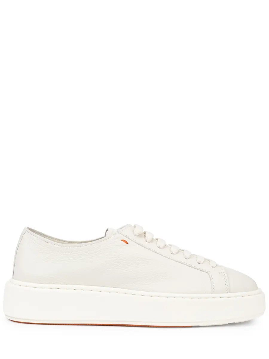 Кеды кожаные Santoni