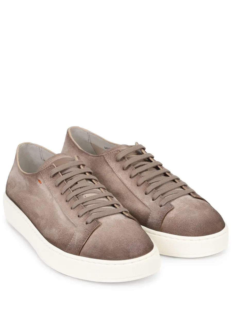Кеды замшевые SANTONI MBCG21571BARTAOLE55 Светлый Коричневый  Фото 2