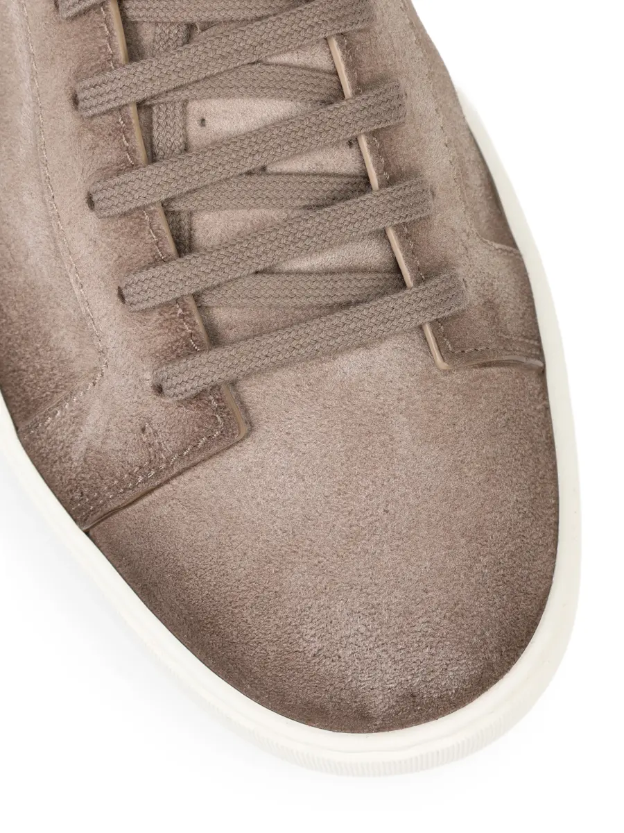 Кеды замшевые SANTONI MBCG21571BARTAOLE55 Светлый Коричневый  Фото 5
