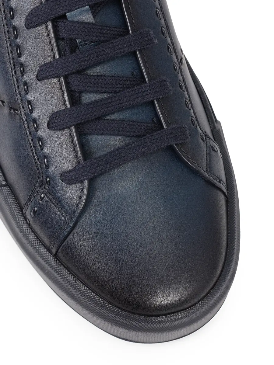 Кеды кожаные SANTONI MBGG22063OCNTPGCU60 Синий  Фото 5