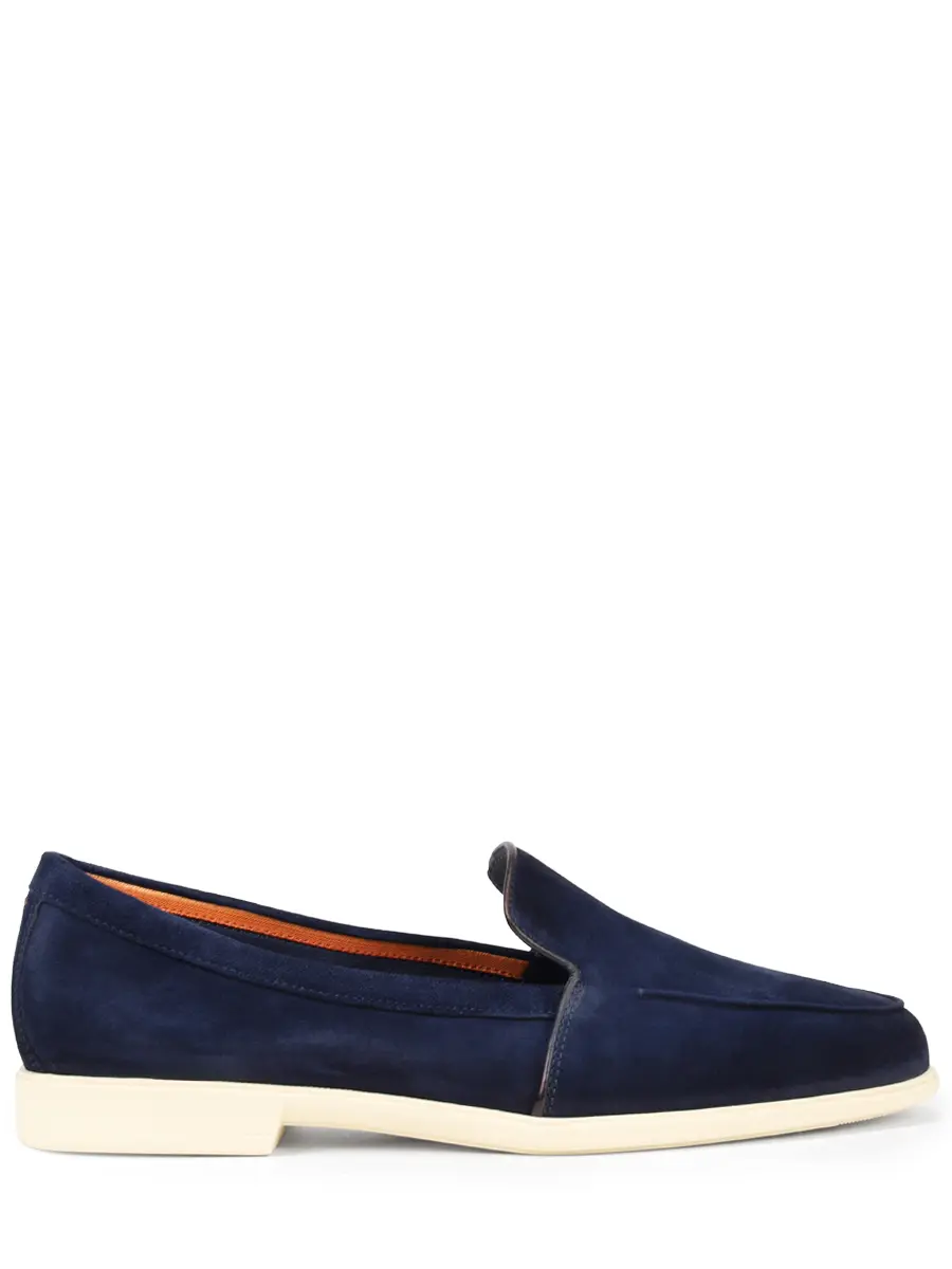 Лоферы замшевые Santoni